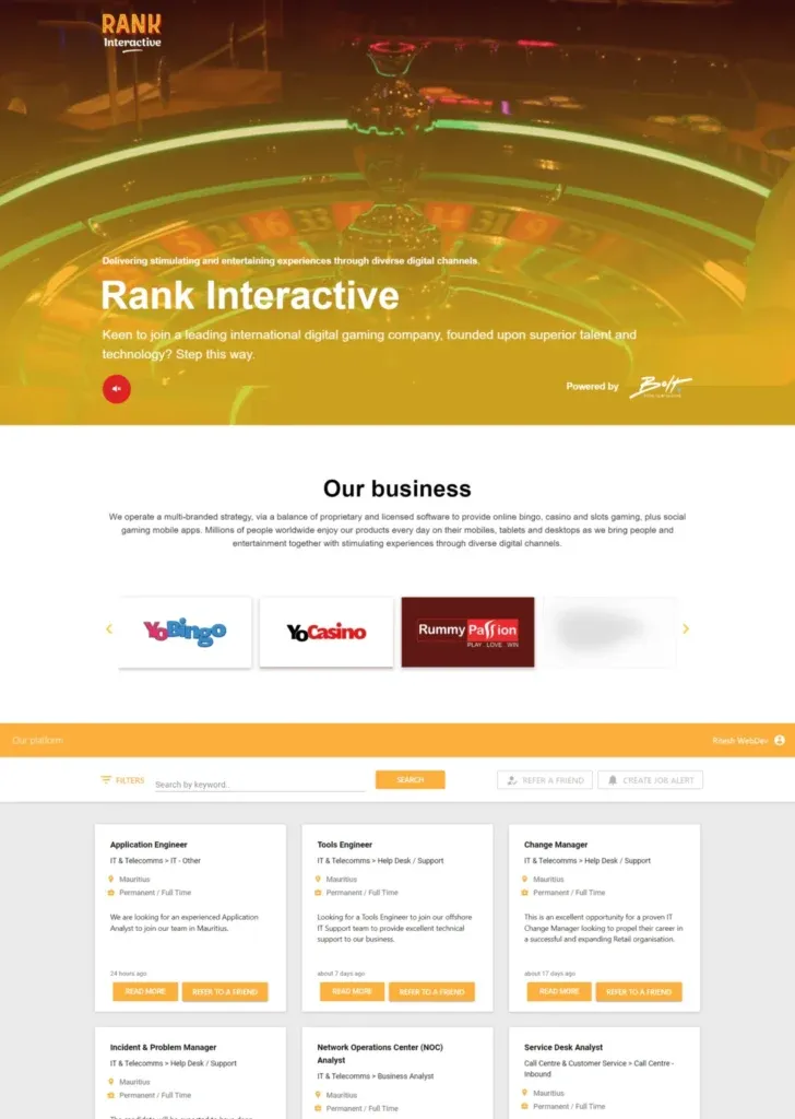 Bolt Talent RPO Site