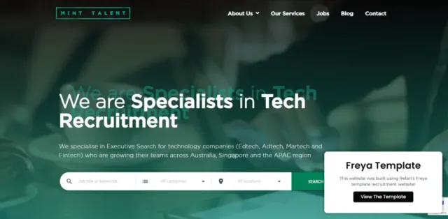 MintTalent Example 1