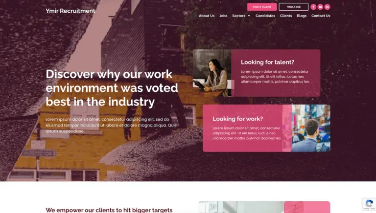Recruitment Website Access