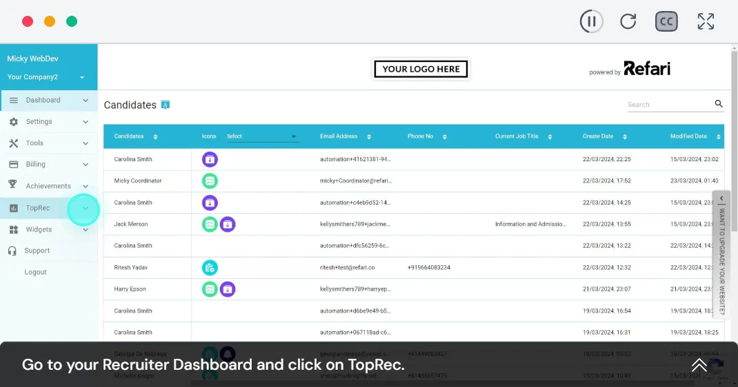 Collect Candidate And Client Feedback Automatically demonstration