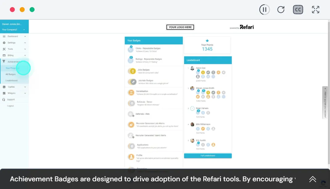 Integrated Gamification demonstration